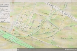 Plano de las tierras de José Santiago Portales, 1798