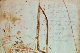 Croquis de la venta de la estancia "La Viña del Mar", 1780