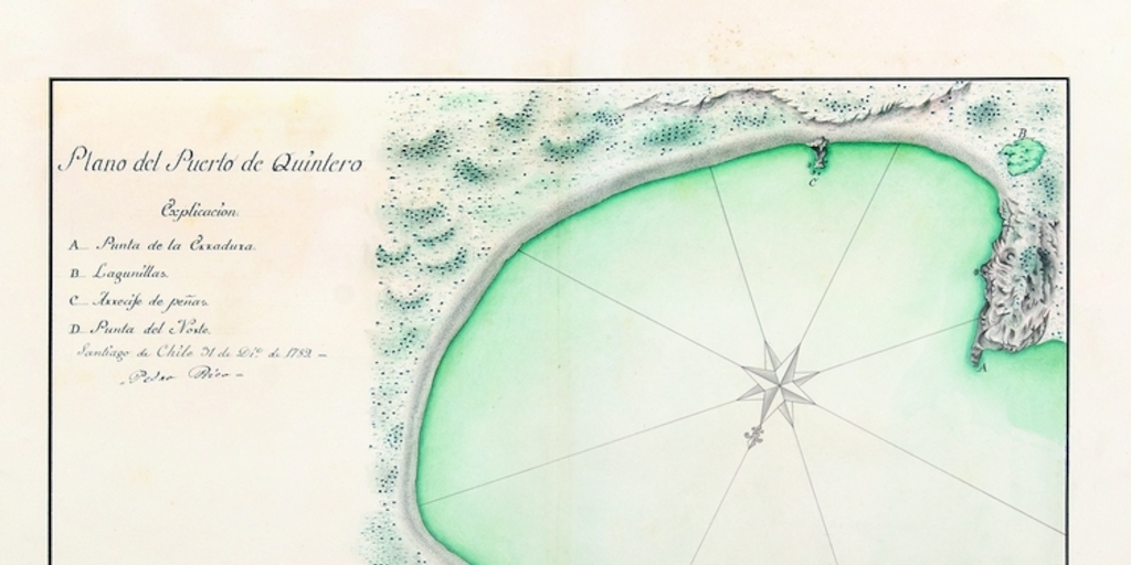 Plano del Puerto de Quintero, 1789