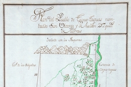 Plan del pueblo de Tagua Taguas nombrado San Vizente, 1792
