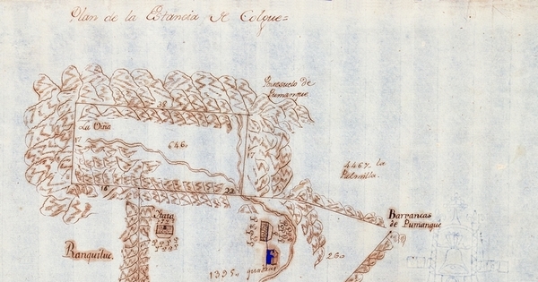 Plan de la Estancia de Colgue, 1793