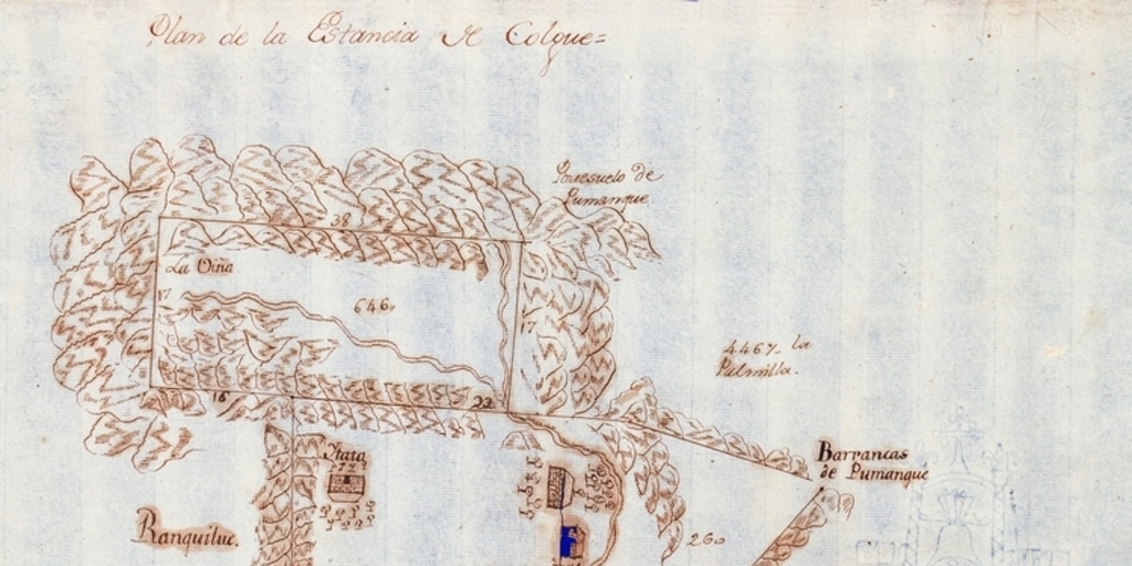 Plan de la Estancia de Colgue, 1793