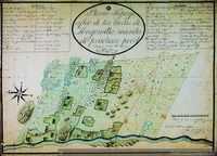 Plano topográfico de las tierras de Loncomilla mandado a practicar por el ..., 1832