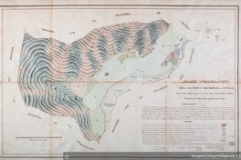 Plano topográfico de la hacienda denominada  Águila perteneciente al mayorazgo de la señora doña Emilia Herrera de Toro, 1852