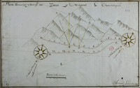 Plano particular y descripción del cerro y mineral de Chanchonquín
