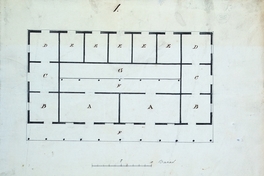 Plano proyecto de la aduana de Copiapó, 1834