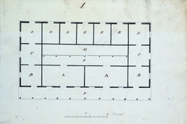 Plano proyecto de la aduana de Copiapó, 1834