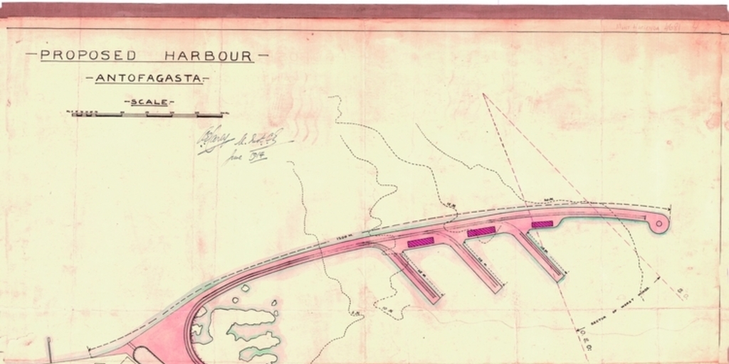 Proyecto de obras portuarias de Antofagasta, 1914