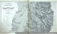 Plano topográfico y geológico de la República de Chile [mapa] : levantado por orden del Gobierno