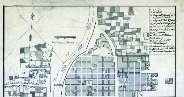 Plano de Santiago de 1793