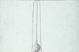 Plano proyecto de pilón de agua para La Cañada, Santiago, 1806