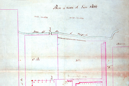 Edificio de la Escuela Industrial de Santiago, en el local del colegio de San Pablo, 1824