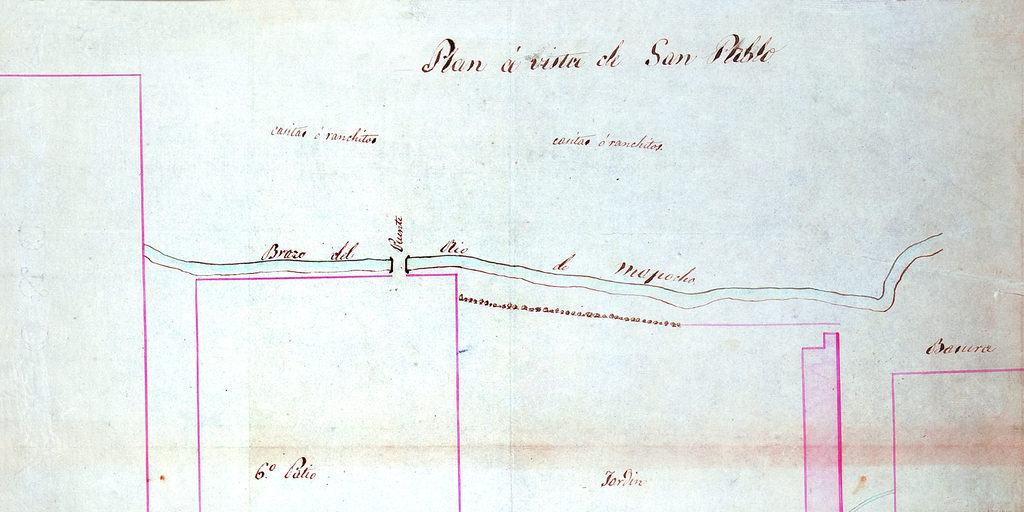 Edificio de la Escuela Industrial de Santiago, en el local del colegio de San Pablo, 1824