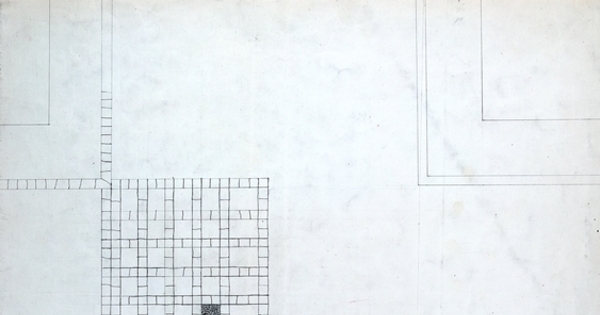 Plano para formar conductos subterráneos y alterar la superficie en las calles de Santiago, 1847