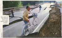 Gran parte de los caminos de la costa maulina están cortados, 2010