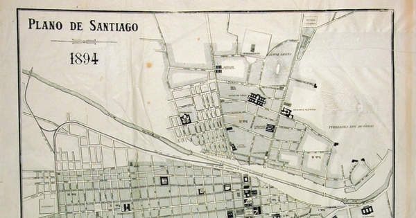 Plano de Santiago, 1894