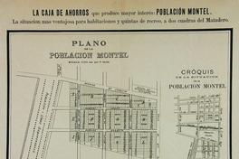 Plano de la población Montel