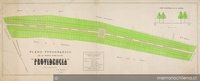 Plano topográfico de la nueva población "Providencia"