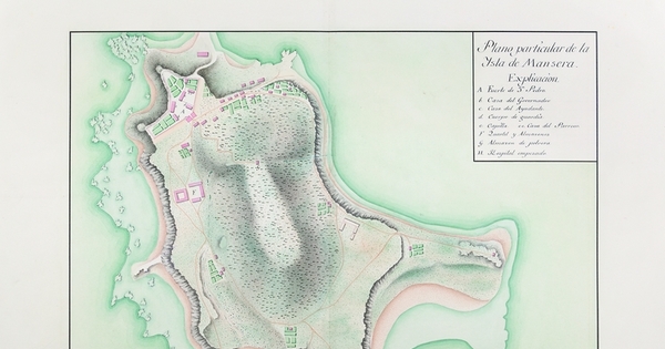 Plano particular de la Isla de Mansera, 1765