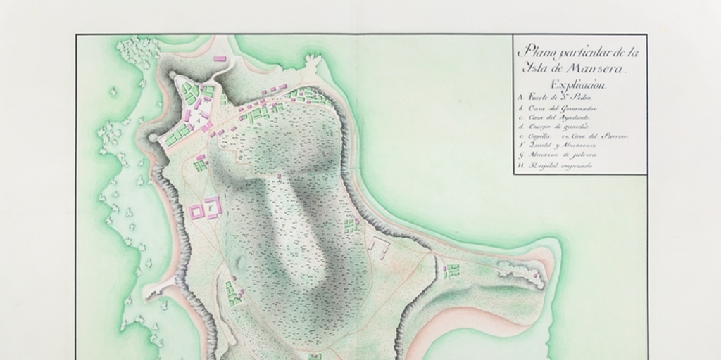 Plano particular de la Isla de Mansera, 1765