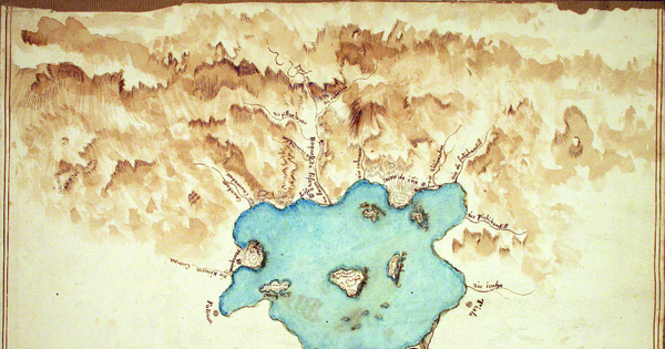 Croquis del Lago Ranco, Provincia de Valdivia, 1830