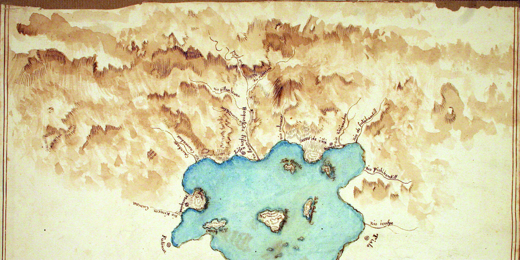 Croquis del Lago Ranco, Provincia de Valdivia, 1830