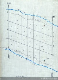 Hijuela entre los ríos Renaico y Malleco, Angol, 1874