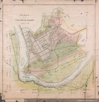 Plano de la población de Carahue [mapa]
