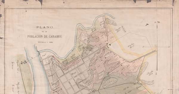 Plano de la población de Carahue [mapa]