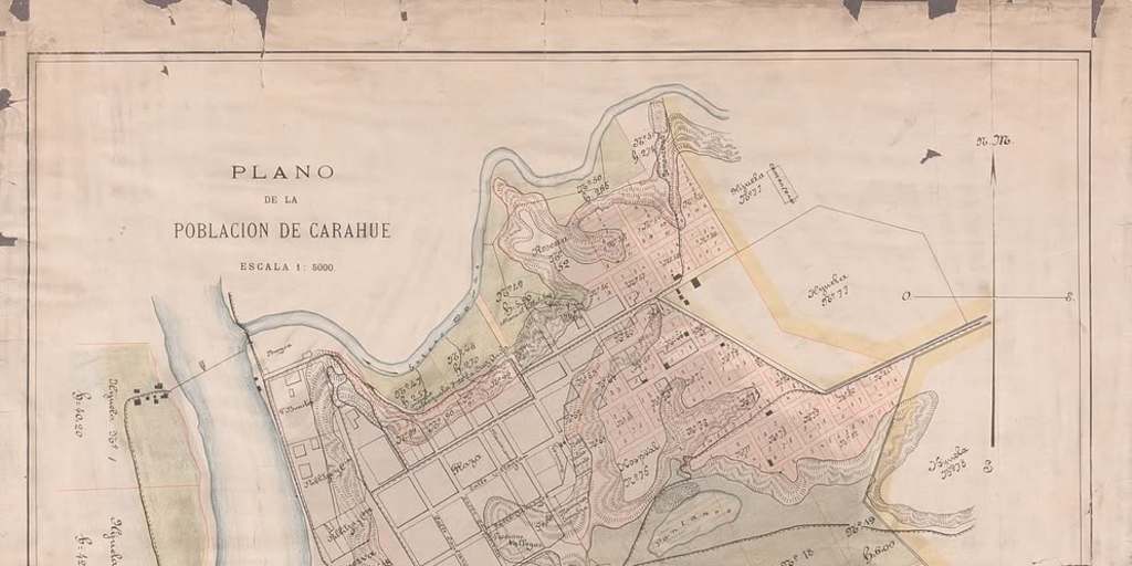 Plano de la población de Carahue [mapa]