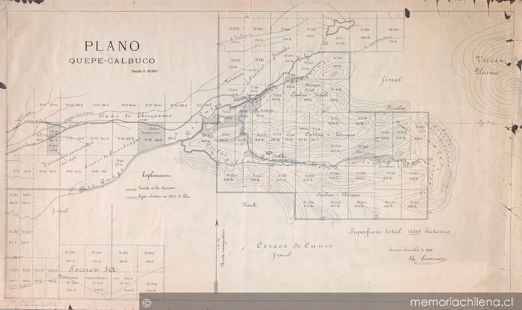 Plano Quepe-Calbuco [mapa]