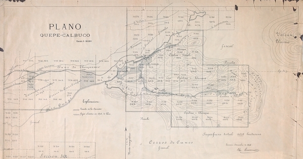 Plano Quepe-Calbuco [mapa]