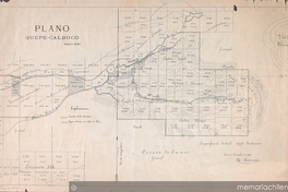 Plano Quepe-Calbuco [mapa]