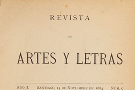 Revista de artes y letras: tomo 2, número 9, 15 de noviembre de 1884