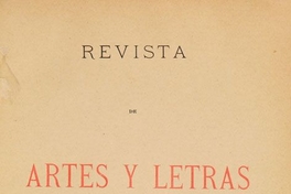 Revista de artes y letras: tomo 3, 1885