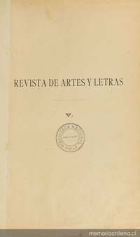 Revista de artes y letras: tomo V, 15 de noviembre de 1885 a 15 de febrero de 1886