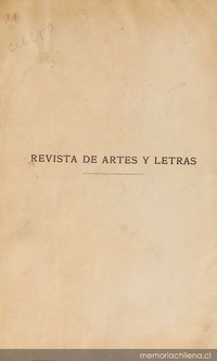 Revista de artes y letras: tomo VIII, 1886