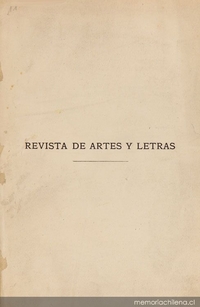 Revista de artes y letras: tomo X, 1887