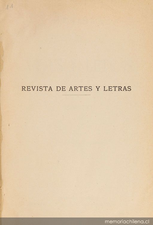 Revista de artes y letras: tomo XI, 1887