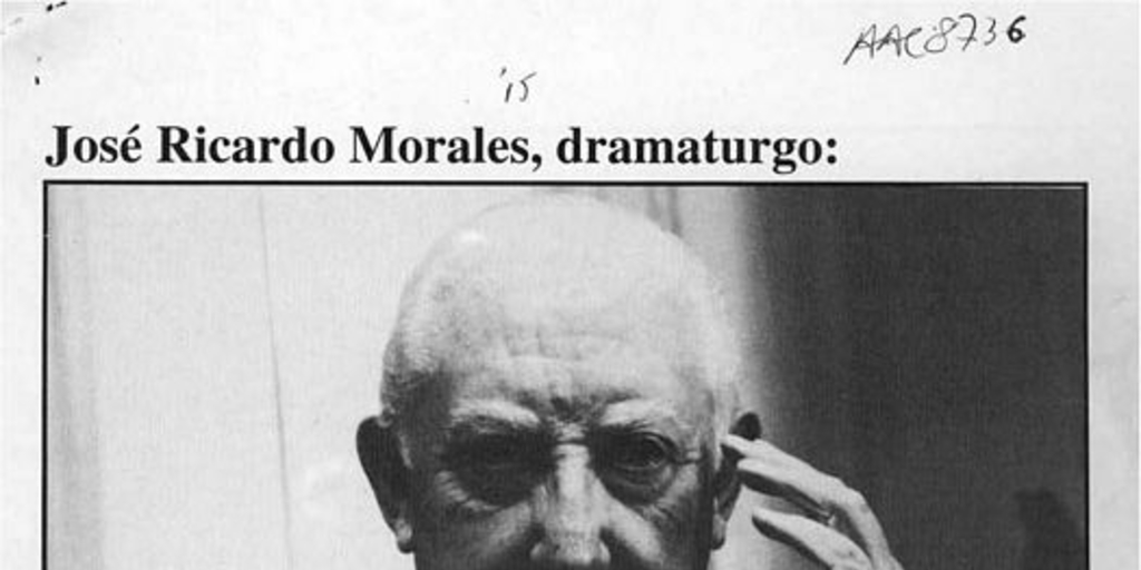 "Fui el primero en hacer teatro del absurdo"
