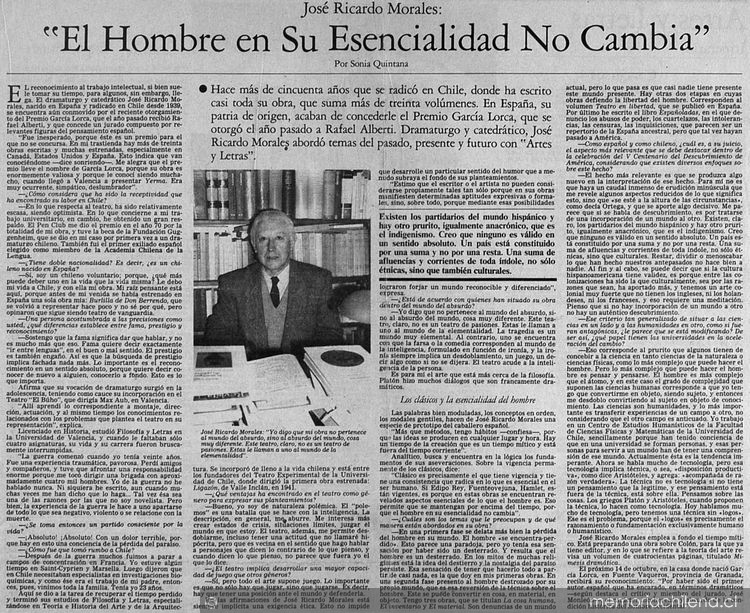 El hombre en su esencialidad no cambia