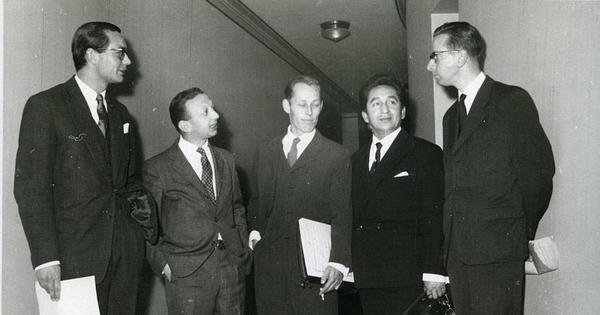 Samuel Claro, León Schidlowsky, Marcelo Morel, Abelardo Quinteros, Juan Lémann, 1960