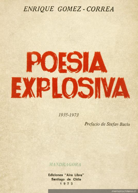 Poesía explosiva : (1935-1973)