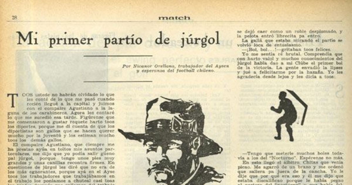 "Mi primer partío de júrgol"