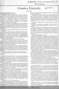 Crónica literaria: "Casa de antiguedades"