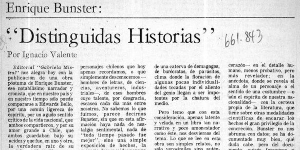 Distinguidas historias