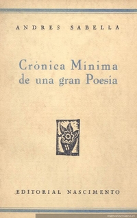 Crónica mínima de una gran poesía : Chile en la poesía y expresión social de sus poetas : libros y noticias de 48 poetas jóvenes