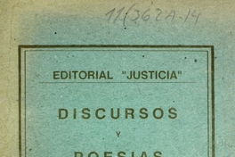 Discursos y poesías: (para fiestas sociales)