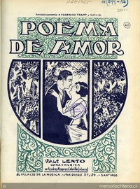 Poema de amor [música] : vals lento [para canto y piano]