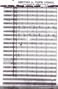 Obertura al teatro integral [microforma] : para orquesta (1954)